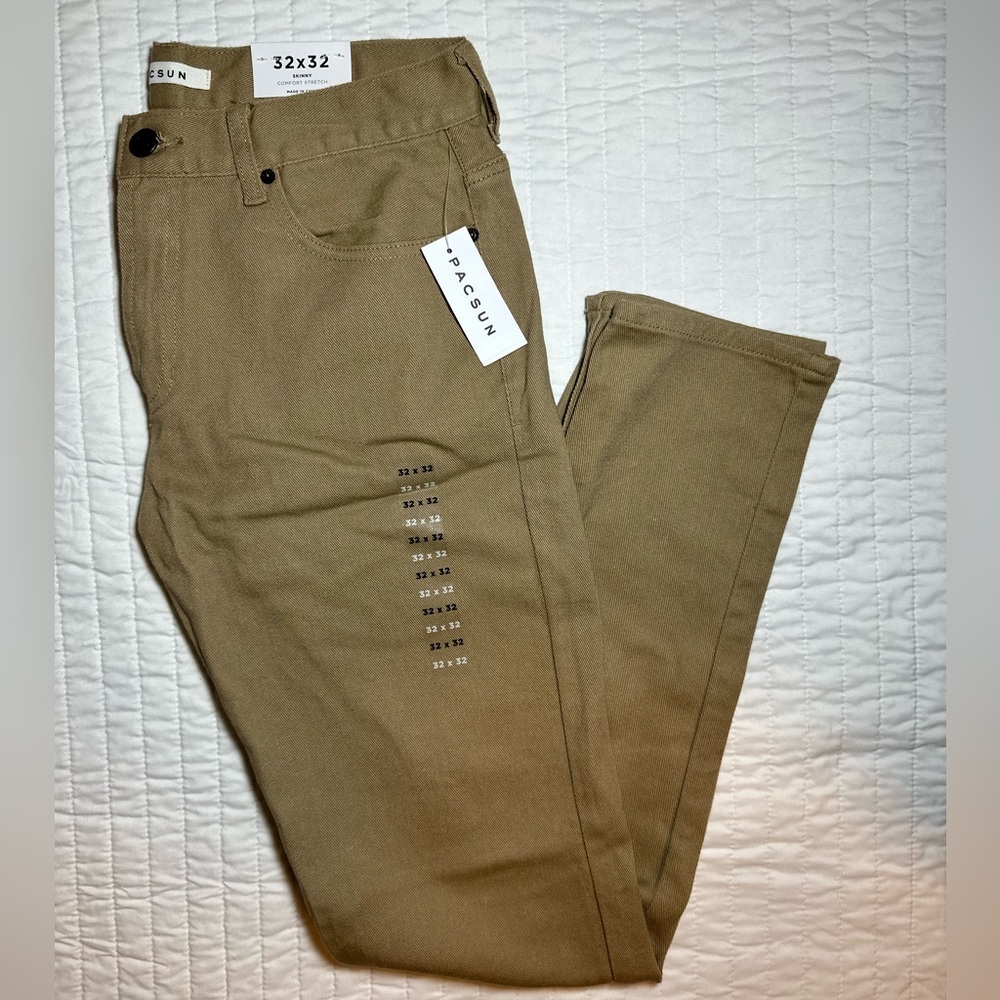 NWT Pacsun skinny comfort khaki jeans - Picture 3 of 13